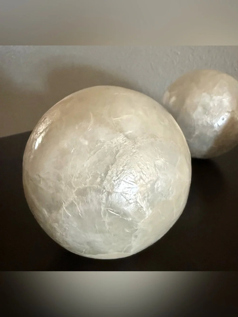 Pier 1 Decorative Orbs Set of 3 | 4” Spheres Home Decor